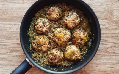 Albóndigas al curry (Al horno)